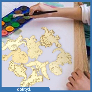 [Dolity1] ป้ายแท็กไม้ รูปไดโนเสาร์ แฮนด์เมด สําหรับตกแต่งบ้าน งานแต่งงาน DIY