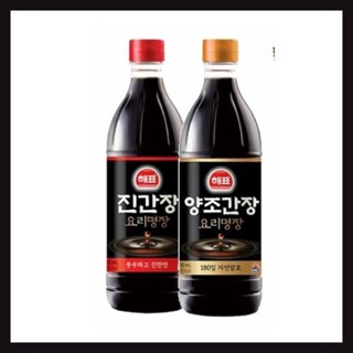 ซอสถั่วเหลืองเกาหลี Haepyo Premium Soy Sauce Duo Pack - Dark &amp; Brewed (930ml)