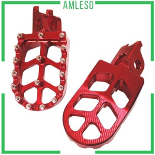 [Amleso] ที่พักเท้ารถจักรยานยนต์ CNC สําหรับ Crf450L Crf450Rl KX250F KX250 Crf250RX Crf300L