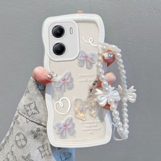 เคสโทรศัพท์มือถือ กันกระแทก ประดับโบว์สามมิติ สําหรับ vivoY35 5G vivoY35M V2230A