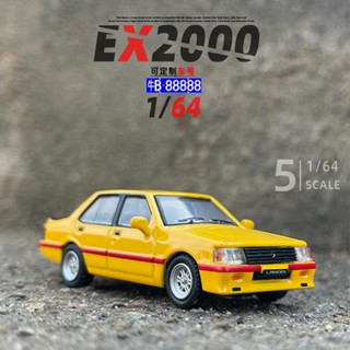 JKM 1: 64 Mitsubishi Lancer EX2000 ของเล่นสะสม สําหรับเด็กผู้ชาย โมเดลรถยนต์