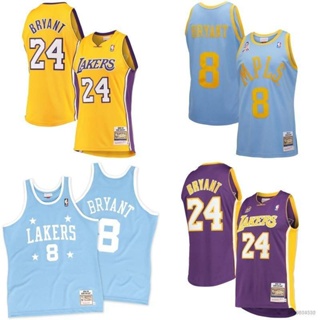 เสื้อกีฬาแขนกุด ลาย NP2 NBA Jersey Los Angeles Lakers No.24 Kobe พลัสไซซ์ สําหรับผู้ชาย และผู้หญิง PN2