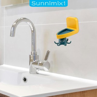 [Sunnimix1] ตะขอแขวนผ้าขนหนู รูปปลาหมึก แนวตั้ง หมุนได้ สําหรับห้องครัว ห้องนั่งเล่น