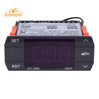 Stc-3000 เครื่องควบคุมอุณหภูมิดิจิทัล แบบพลาสติก พร้อมเซนเซอร์ 110-220V 30A