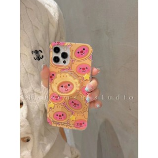 Niche เคสโทรศัพท์มือถือ กันตก ป้องกัน ลายหัวปลา พร้อมขาตั้ง สําหรับ Apple Iphone 14promax 13 11 14pro 13pro 14