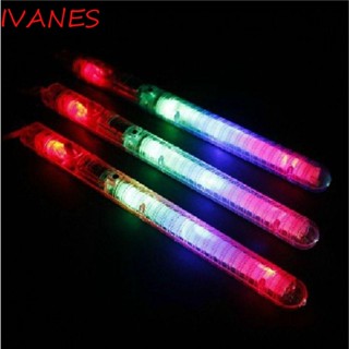 Ivanes ไม้กายสิทธิ์ไฟกระพริบ LED เรืองแสง หลากสี ของเล่นกลางแจ้ง