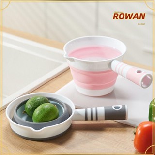 Rowans ช้อนตักน้ํา พลาสติก พับได้ สําหรับตักผัก ผลไม้ เครื่องมือทําความสะอาด