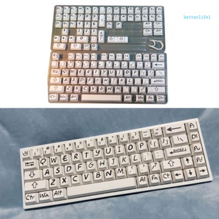 Btm ปุ่มกดคีย์บอร์ด 133 คีย์ ลายกราฟฟิตี้ MX Switch Mechanical Keyboard Cherry Profile PBT