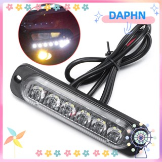 DAPHS ไฟตัดหมอก LED 6W 12V 6 ดวง สําหรับรถยนต์ รถบรรทุก เรือ SUV