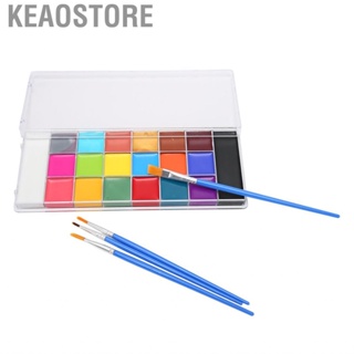 Keaostore Face Body Paint Oil Palette Set  Vivid Colors 20 Easy To Use Kit for Cosplay