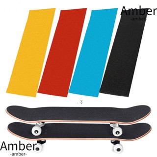 AMBER ใหม่ กระดาษทราย PVC สําหรับสเก็ตบอร์ด ลองบอร์ด