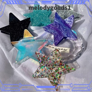 Melodygoods1 กิ๊บติดผมอะคริลิค รูปดาวห้าแฉก กรดอะซิติก