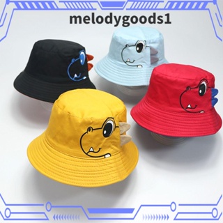 MELODYGOODS1 หมวกปีกกว้าง กันแดด เหมาะกับเดินชายหาดกลางแจ้ง สําหรับเด็ก