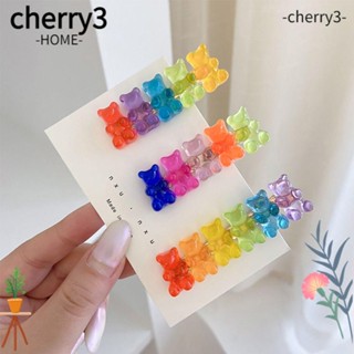 Cherry3 กิ๊บติดผม รูปหมีเจลลี่น่ารัก เครื่องประดับ สําหรับผู้หญิง