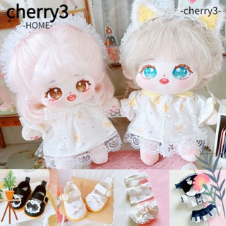 Cherry3 ที่คาดผมตุ๊กตาน่ารัก ผ้ากํามะหยี่ขนนิ่ม เครื่องประดับผม สําหรับตุ๊กตา EXO Idol