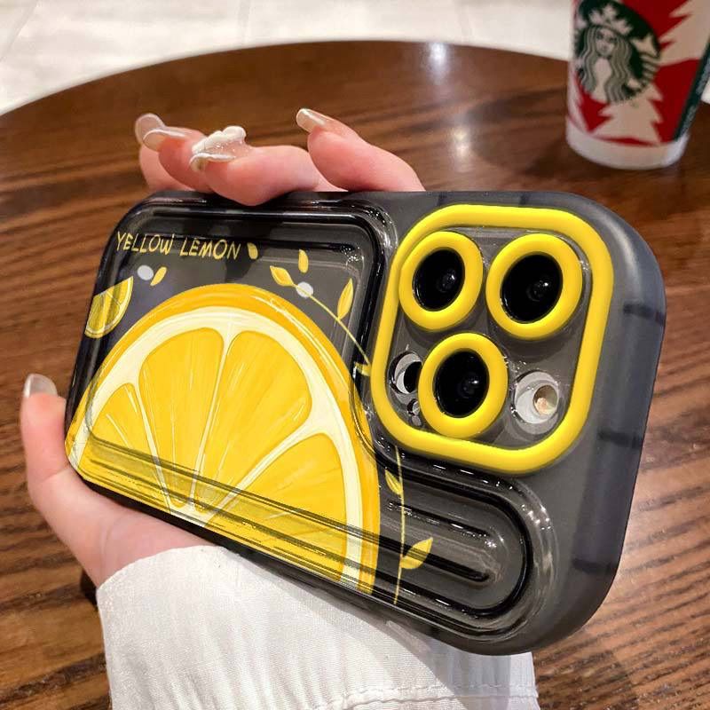 เคสโทรศัพท์มือถือ ลายผลไม้ มะนาว สีเหลือง สําหรับ IPhone 11 12 Pro Max X XR XS Max SE 7 Plus 8 Plus IPhone 13 Pro Max IPhone 14 Pro Max