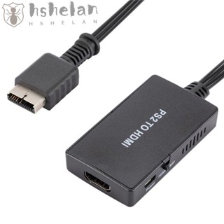 Hshelan PS2 เป็น HDMI อะแดปเตอร์ คุณภาพสูง 1080P เกม Full HD สายเคเบิล โหมดแสดงผล สําหรับ PS1/2/3