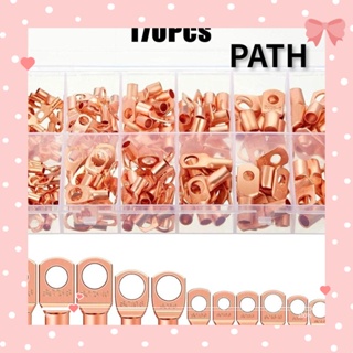 Path หางปลาเชื่อมต่อแบตเตอรี่ ทองแดง 12 ขนาด SC4-SC25 AWG 4 6 8 10 12 ห่วง สําหรับเรือ 170 ชิ้น