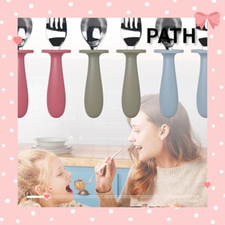 PATH ช้อนซิลิโคน สเตนเลส สําหรับตักอาหาร ข้าว ร้านอาหาร