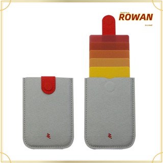 Rowans กระเป๋าสตางค์ ผ้าออกซ์ฟอร์ด ไล่โทนสี 5 ใบ ขนาดเล็ก ใส่บัตรเครดิตได้ สําหรับผู้ชาย และผู้หญิง