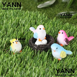 YANN1 ฟิกเกอร์นกจิ๋ว สําหรับตกแต่งสวน เบเกอรี่