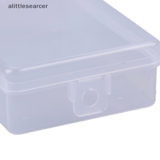 Alittlesearcer กล่องพลาสติกใส ทรงสี่เหลี่ยม ขนาด 9 ซม.*6.5 ซม.*3 ซม. อเนกประสงค์