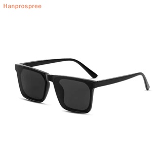 Hanprospree&gt; แว่นตากันแดดแฟชั่น ทรงสี่เหลี่ยมผืนผ้า สไตล์วินเทจ คลาสสิก กลางแจ้ง สําหรับผู้หญิง และผู้ชาย