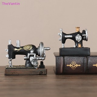 Thevantin โมเดลจักรเย็บผ้าเรซิ่น สไตล์ยุโรป วินเทจ สําหรับตกแต่งบ้าน สวน