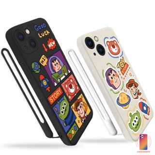 เคสโทรศัพท์มือถือ TPU นิ่ม ลายการ์ตูนหมี Toy Story Losto Free พร้อมสายคล้อง สําหรับIPhone XR 11 12 13 PRO MAX 6 7 6S 8 Plus X XS MAX 11 12 13 mini Se 2020 6SPlus 7Plus 6Plus 8Plus XSMAX A15 A16 A9 A5 A7 A5S Y12 Y20 Y15S