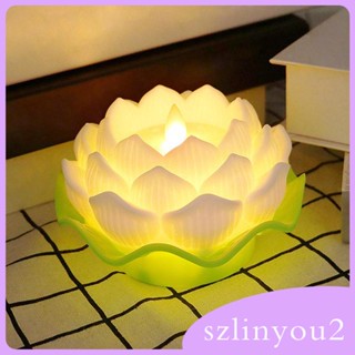 [szlinyou2] โคมไฟเทียน LED ใช้แบตเตอรี่ สําหรับตกแต่งบ้าน ห้องนอน