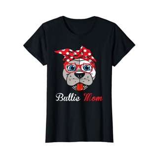 Bullie Mom Mama Mother Dog American Bully Shirt-S T-Shirt-Black Large Size XS-4XL-5XL-6XL