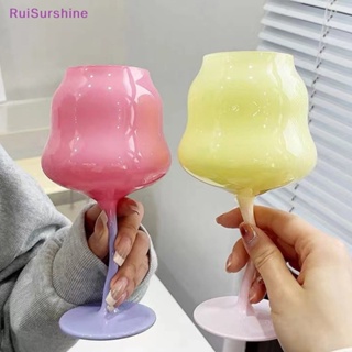 Ruisurshine ใหม่ แก้วไวน์ วิสกี้ แชมเปญ ความจุขนาดใหญ่ สไตล์วินเทจ สําหรับตกแต่งบ้าน ร้านอาหาร ปาร์ตี้