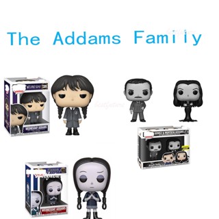 ตุ๊กตาฟิกเกอร์ Funko Pop The Addams Family Wednesday GomeZ MORticia ของเล่นสําหรับเด็ก