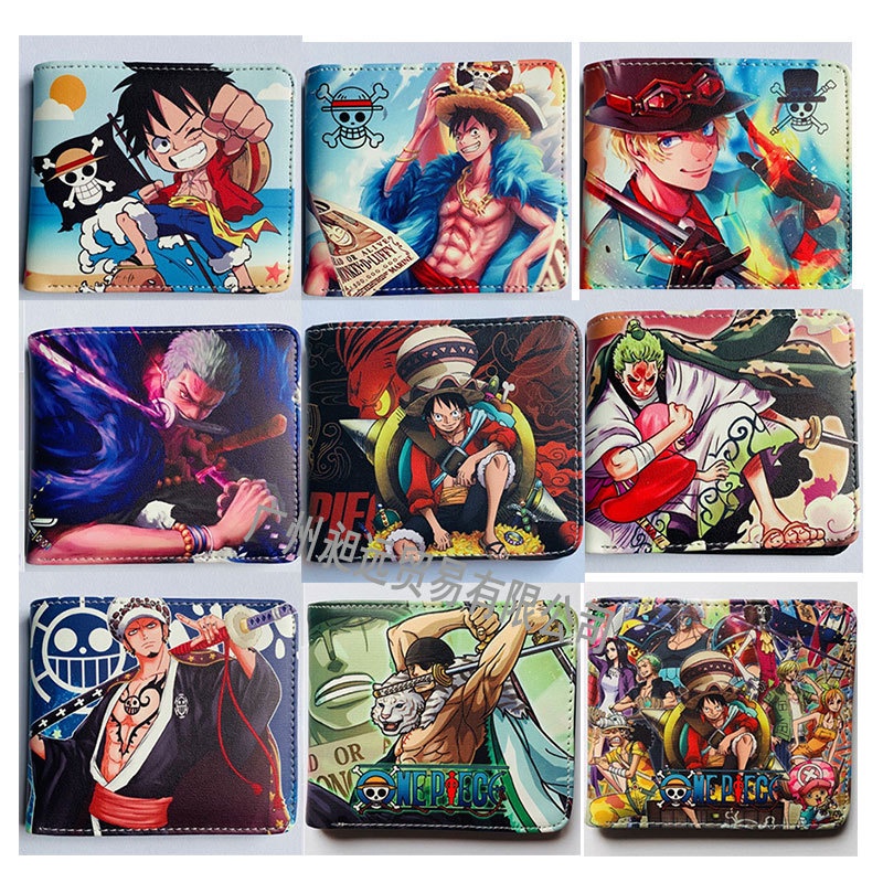 กระเป๋าสตางค์ กระเป๋าใส่เหรียญ ลายการ์ตูนอนิเมะวันพีช ลูฟี่ Roronoa Zoro เหมาะกับของขวัญวันเกิด สําหรับเด็ก และผู้ใหญ่