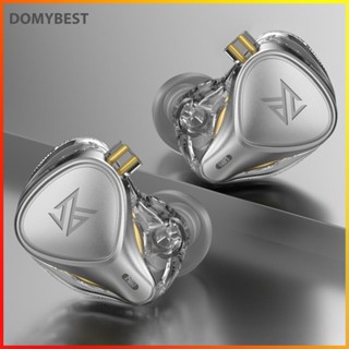 ❤ Domybest KZ ZEX PRO HIFI ชุดหูฟังไฮบริดไฟฟ้าสถิต ตัดเสียงรบกวน ปลั๊ก 3.5 มม. สําหรับเล่นกีฬา