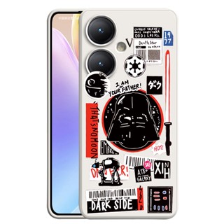 [พร้อมส่ง] เคสโทรศัพท์มือถือ ซิลิโคน ขอบตรง ลาย Star Wars สําหรับ VIVO V2249 V2247 V2248 V2254 V2252