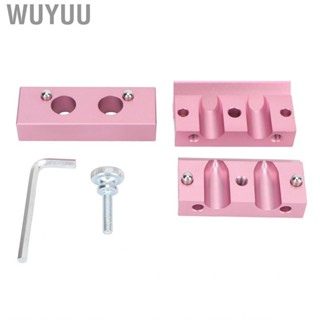 Wuyuu Lip Balm Maker Tool  Beautiful Design DIY Lipstick Mold Fun Glossy Inner Wall Aluminum 2 Holes Dual Use for Makeup Cosmetics