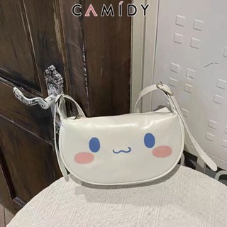 Camidy ใหม่ cinnamon dog Kulomi one-shoulder Messenger all-match คุณภาพสูงเดินทางกระเป๋าเกี๊ยวสีชมพูความจุขนาดใหญ่สำหรับผู้หญิง