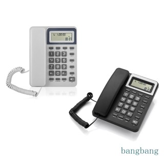 Bang TSD813 โทรศัพท์ตั้งโต๊ะ พร้อมหน้าจอแสดงวันที่ สัปดาห์ สําหรับโรงแรม และโรงพยาบาล