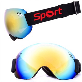 Ski Goggles Anti-Fog Lens REVOs Film Single Layer Vertical Slot Snow Goggles