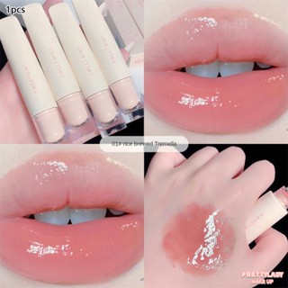 【COD】2 Pcs SWEETMINT Crystal Mirror Lip Gloss Nude Lip Tint Long Lasting Waterproof Lipstick Non-stick Cup Lip Glaze [prettylady]