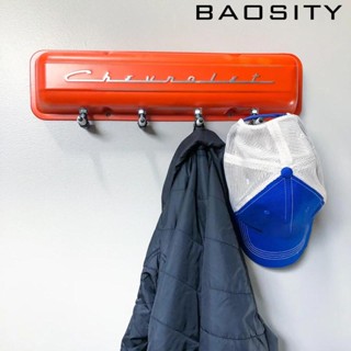 [Baosity] ชั้นวางเสื้อโค้ท ผ้าพันคอ ผ้าขนหนู แบบติดผนัง พร้อมตะขอ