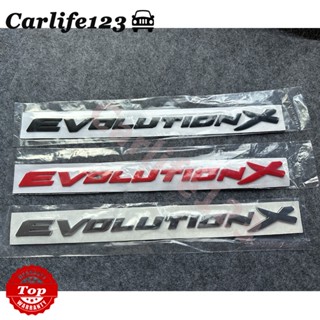 สติกเกอร์โลโก้ Mitsubishi Outlander Lancer Lingshuai Yishen EVOLUTION X EVO สําหรับติดตกแต่งท้ายรถยนต์