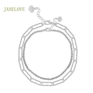Jlove Sparkling Gypsophila สร้อยข้อมือแฟชั่น ปรับได้ สําหรับงานแต่งงาน ปาร์ตี้