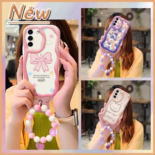 Pendants Soft Phone Case For Samsung Galaxy S21/SM-G991 luxurious For Girls romantic Pendants texture Full edging originality