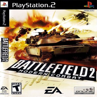 แผ่นเกมส์ battlefield 2 modern combat Ps2 พร้อมส่ง