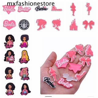 Mxfashione แผ่นแพทช์ ลายการ์ตูนอนิเมะ 3D DIY อุปกรณ์เสริม สําหรับตกแต่งโทรศัพท์มือถือ ตุ๊กตาบาร์บี้ 10 ชิ้น