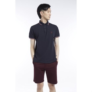 LTD เสื้อโปโลป้องกันแบคทีเรีย ผู้ชาย สีกรมท่า | Anti-Bacteria Polo (Slim Fit) | 00931