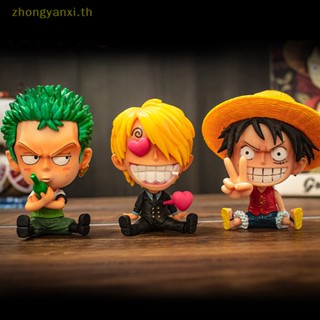 Yanxi โมเดลฟิกเกอร์อนิเมะ ONE PIECE Sitg Big Head ขนาด 9 ซม. ของเล่นสําหรับเด็ก