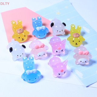 SANRIO Dl กิ๊บติดผมเรซิ่น เนื้อแมตต์ ลายการ์ตูนซานริโอ้น่ารัก สามมิติ DIY 5 ชิ้น